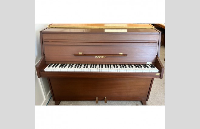 Zender Satin Dark Mahogany 108 Upright Piano, Used - All Inclusive Premium Package (SN:59013) - Image 1